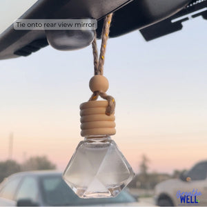 Essential oil hanging car diffuser breathe well aromatherapy