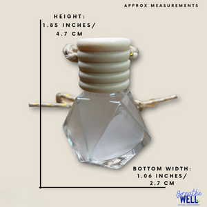 Essential oil car diffuser breathe well aromatherapy 